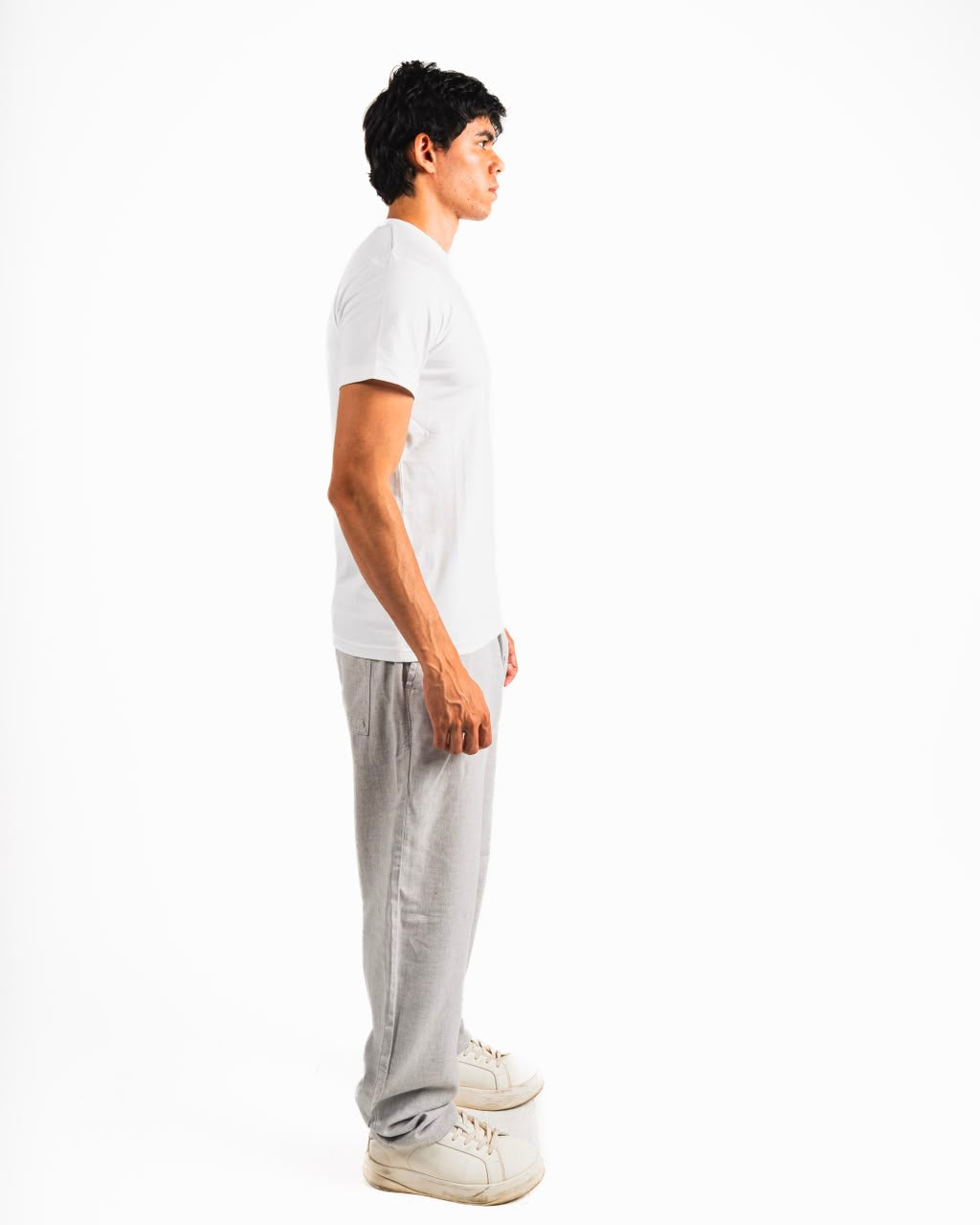Linen pants - Grey