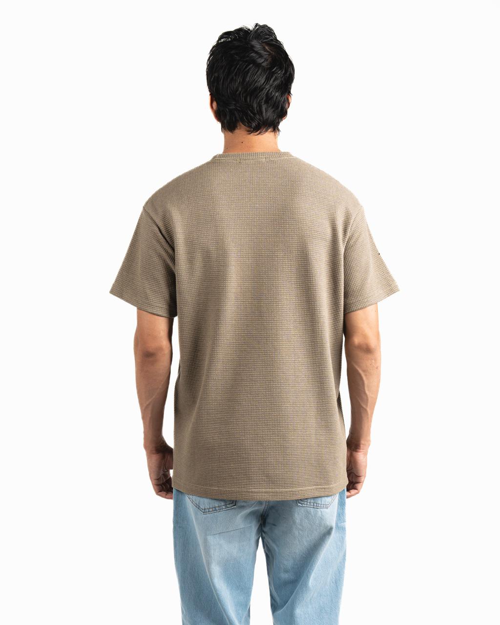 Pique Oversized T-Shirt - Mushroom