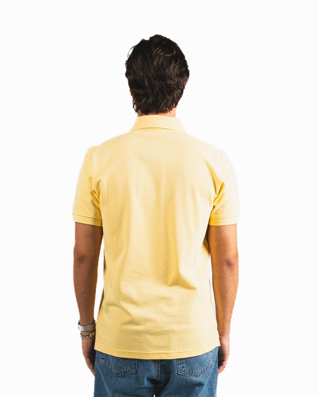 Buttons Polo Shirt - Yellow