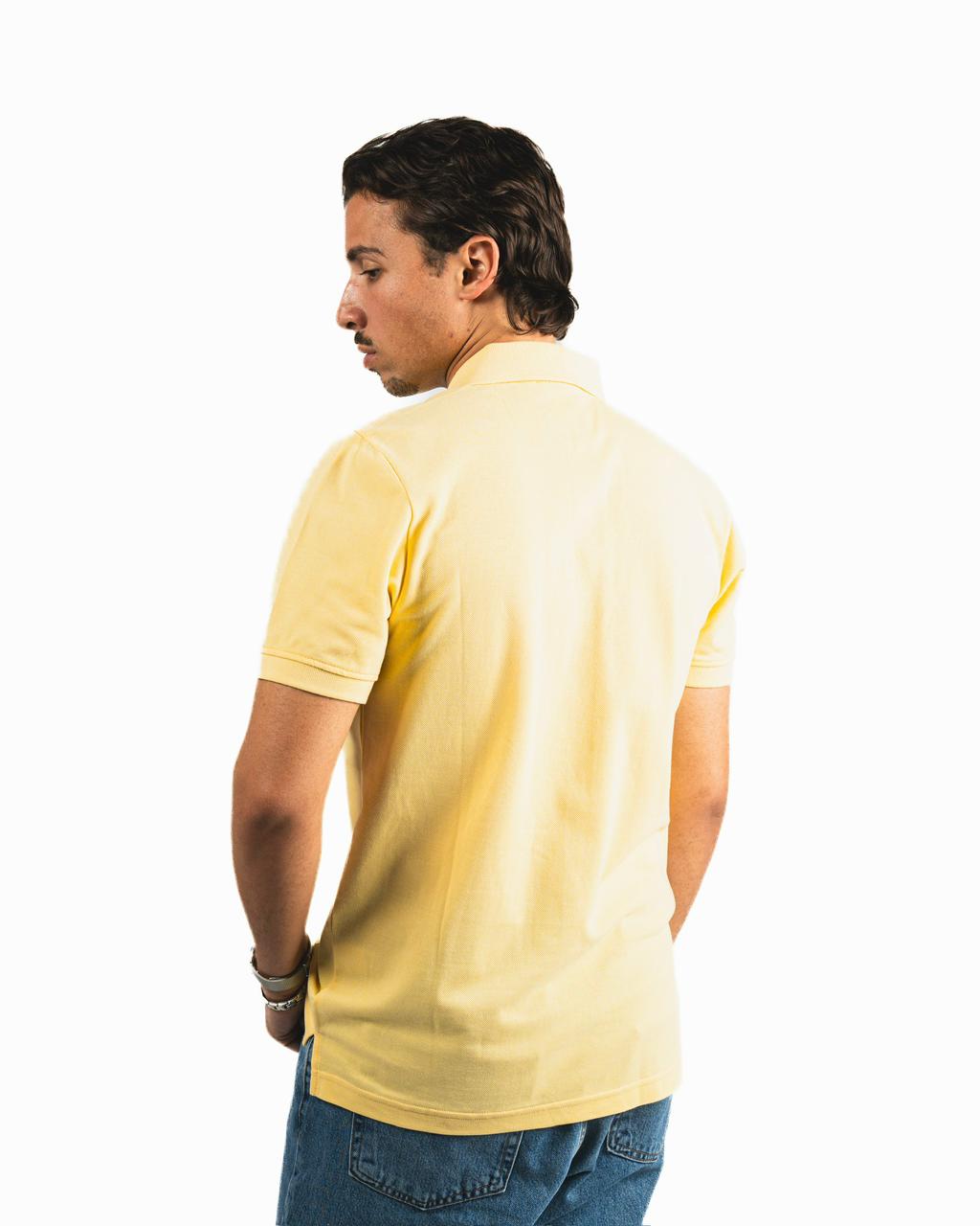 Buttons Polo Shirt - Yellow