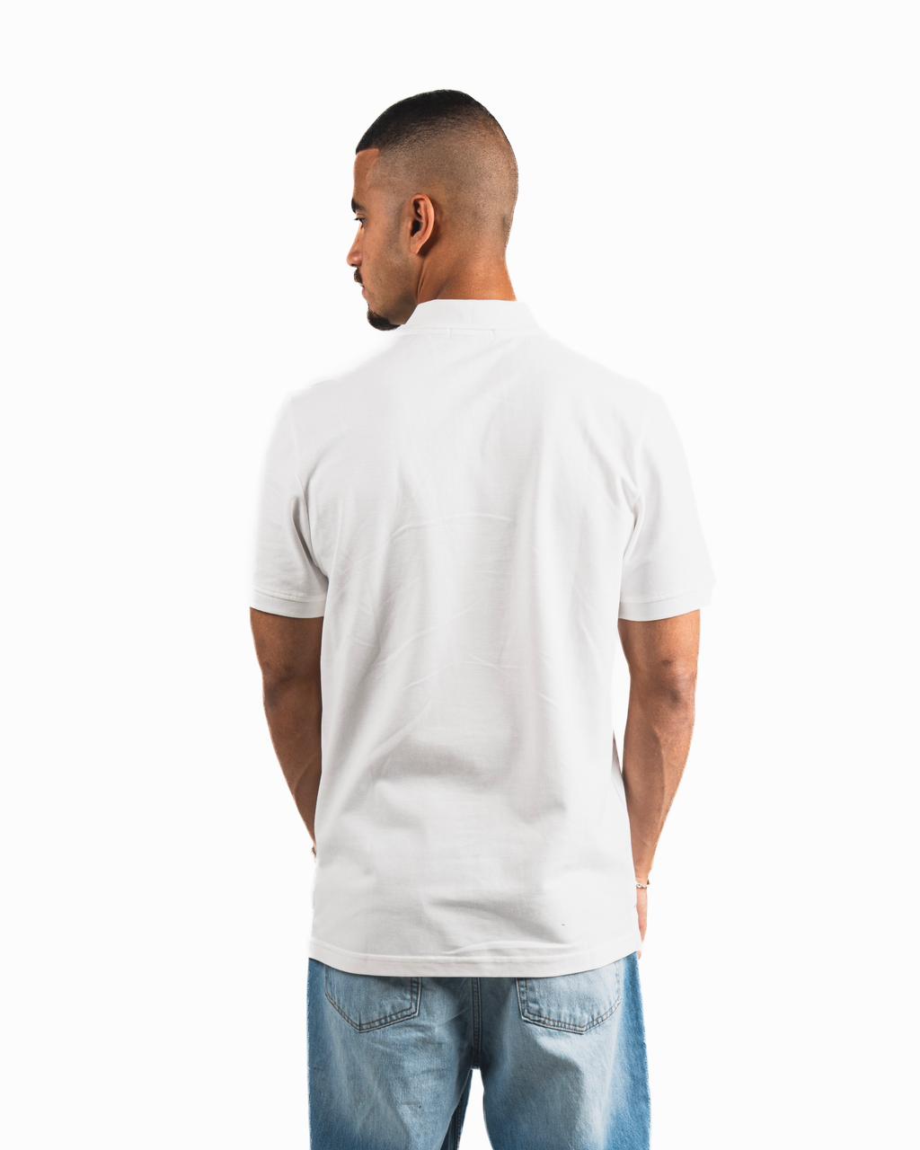 Buttons Polo Shirt - White