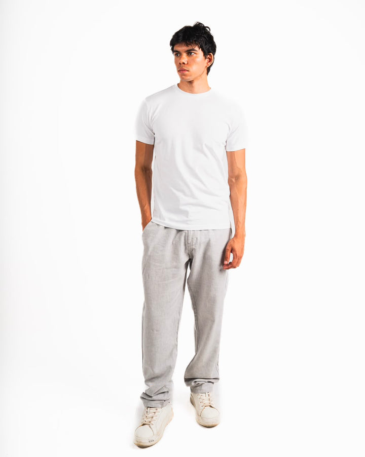 Linen pants - Grey
