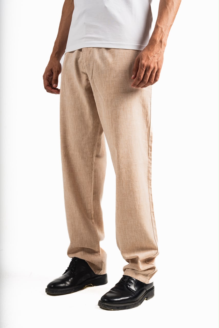 Linen pants - Beige