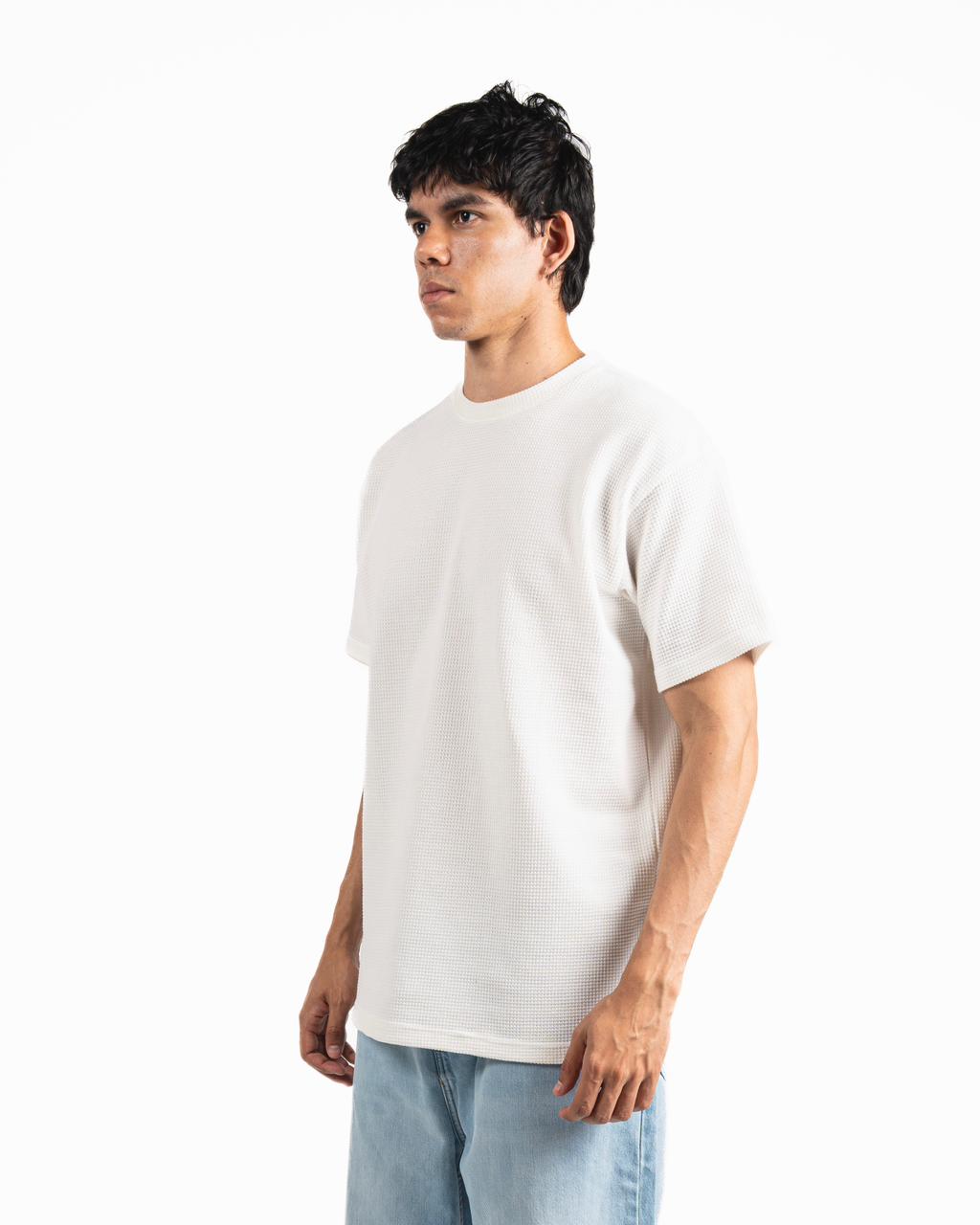 Pique Oversized T-Shirt - White