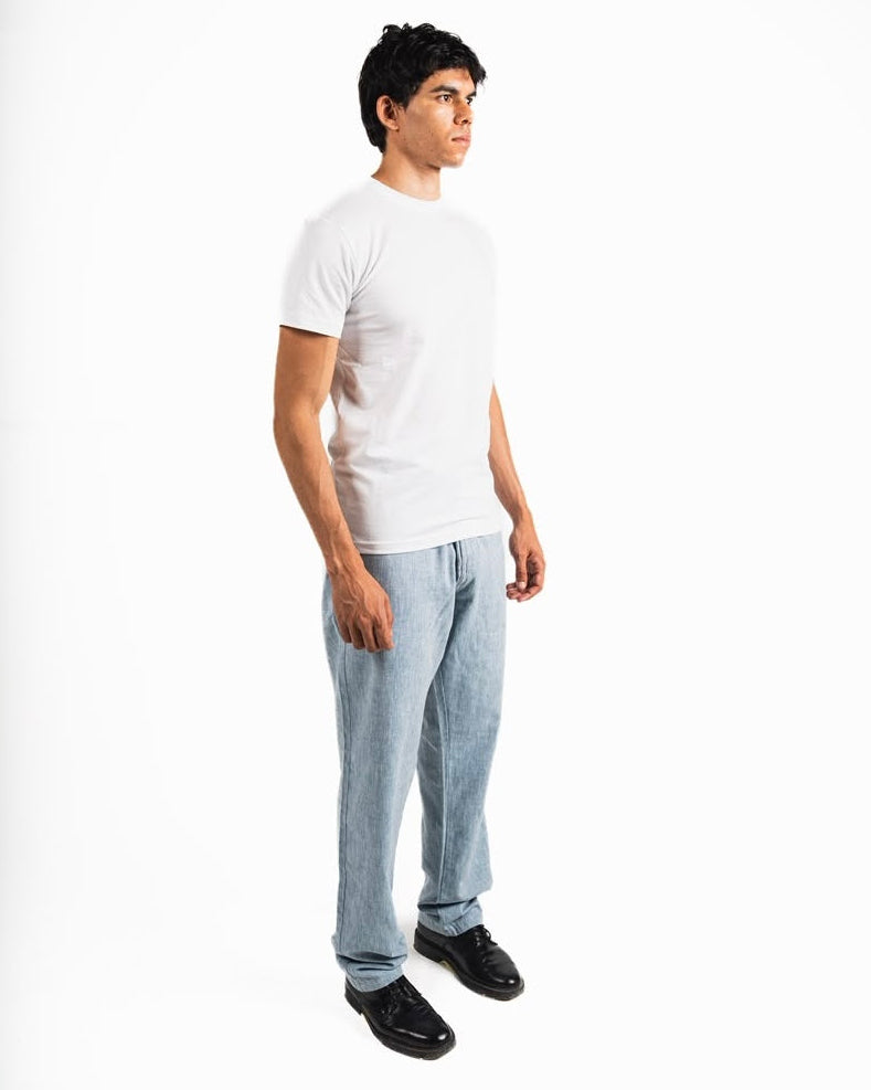 Linen pants - Baby blue