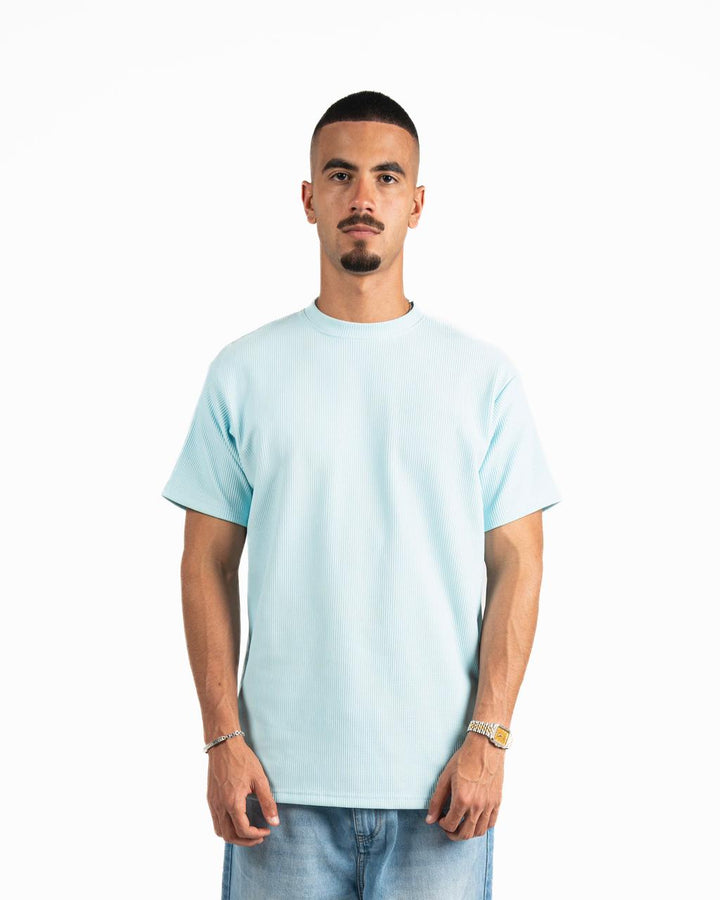 Ribbed Oversized T-Shirt - Light Mint
