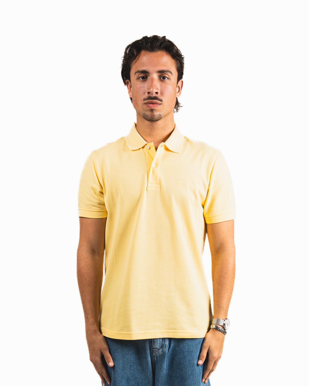 Buttons Polo Shirt - Yellow