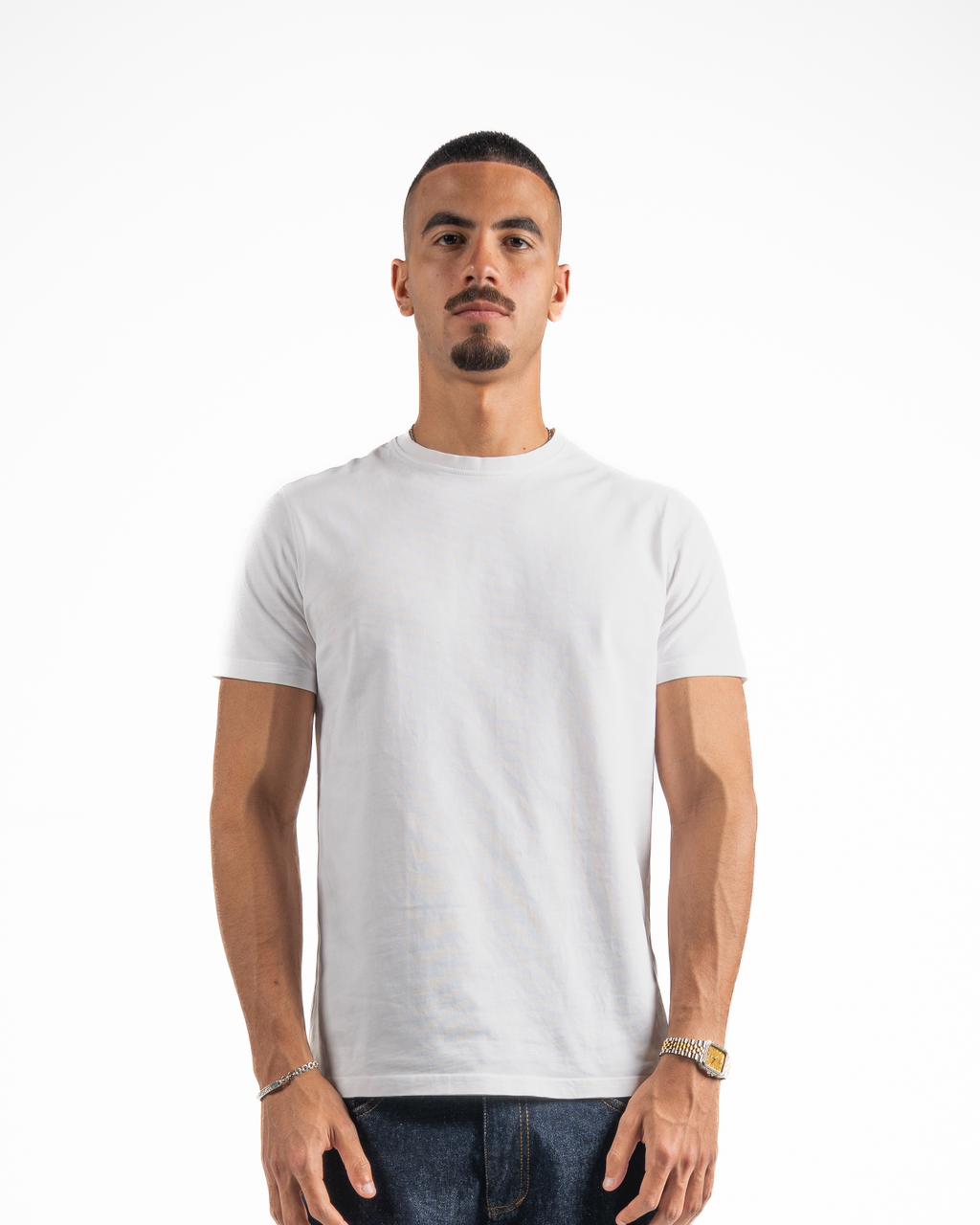 Short Sleeve Round T-shirt - White