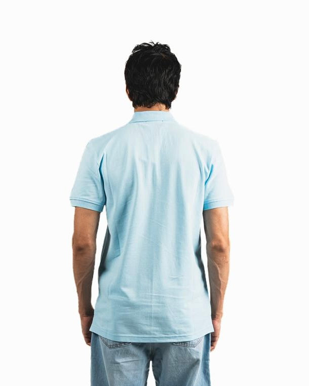 Buttons Polo Shirt - Baby blue