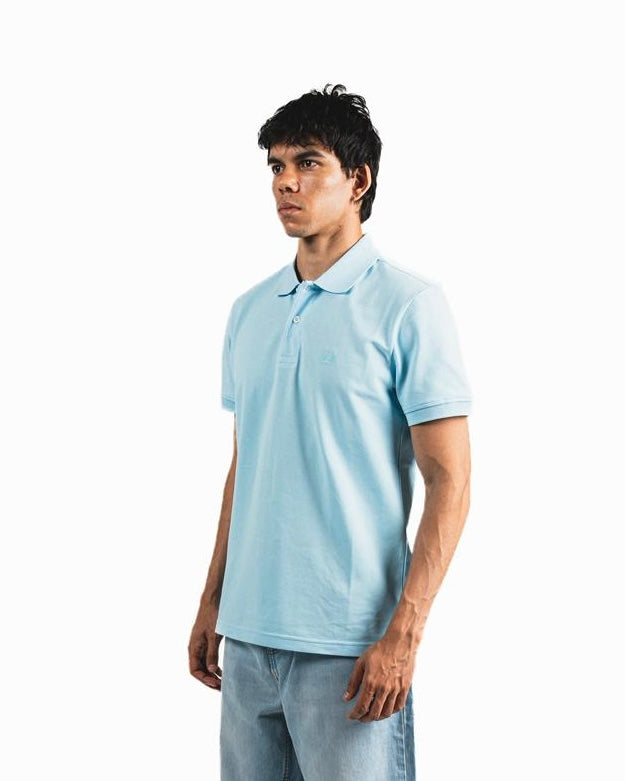 Buttons Polo Shirt - Baby blue