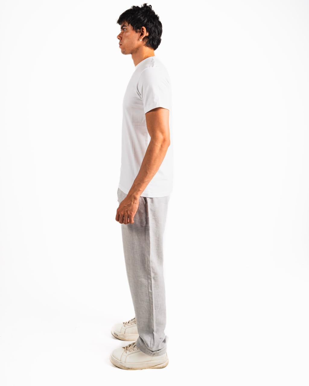 Linen pants - Grey