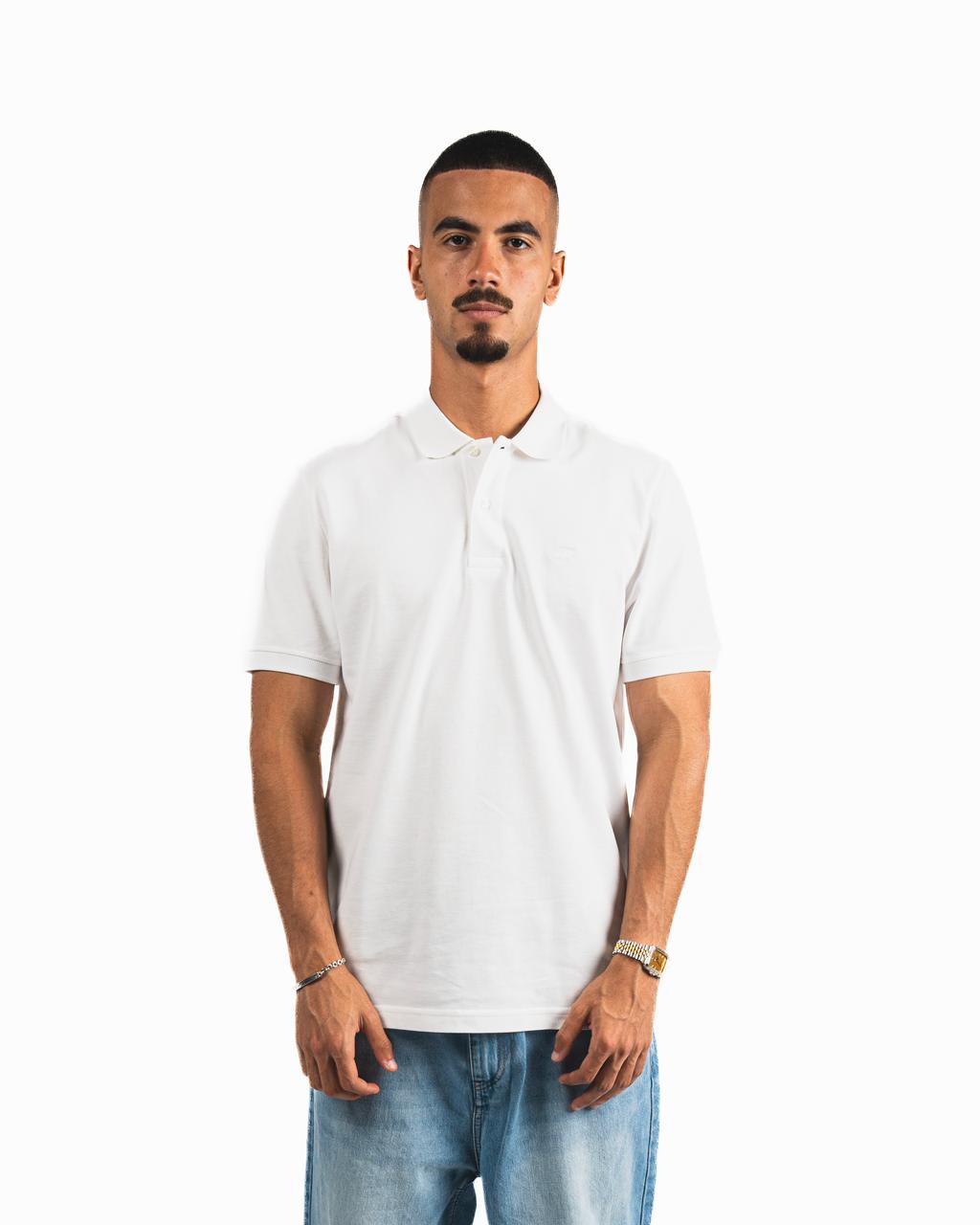 Buttons Polo Shirt - White