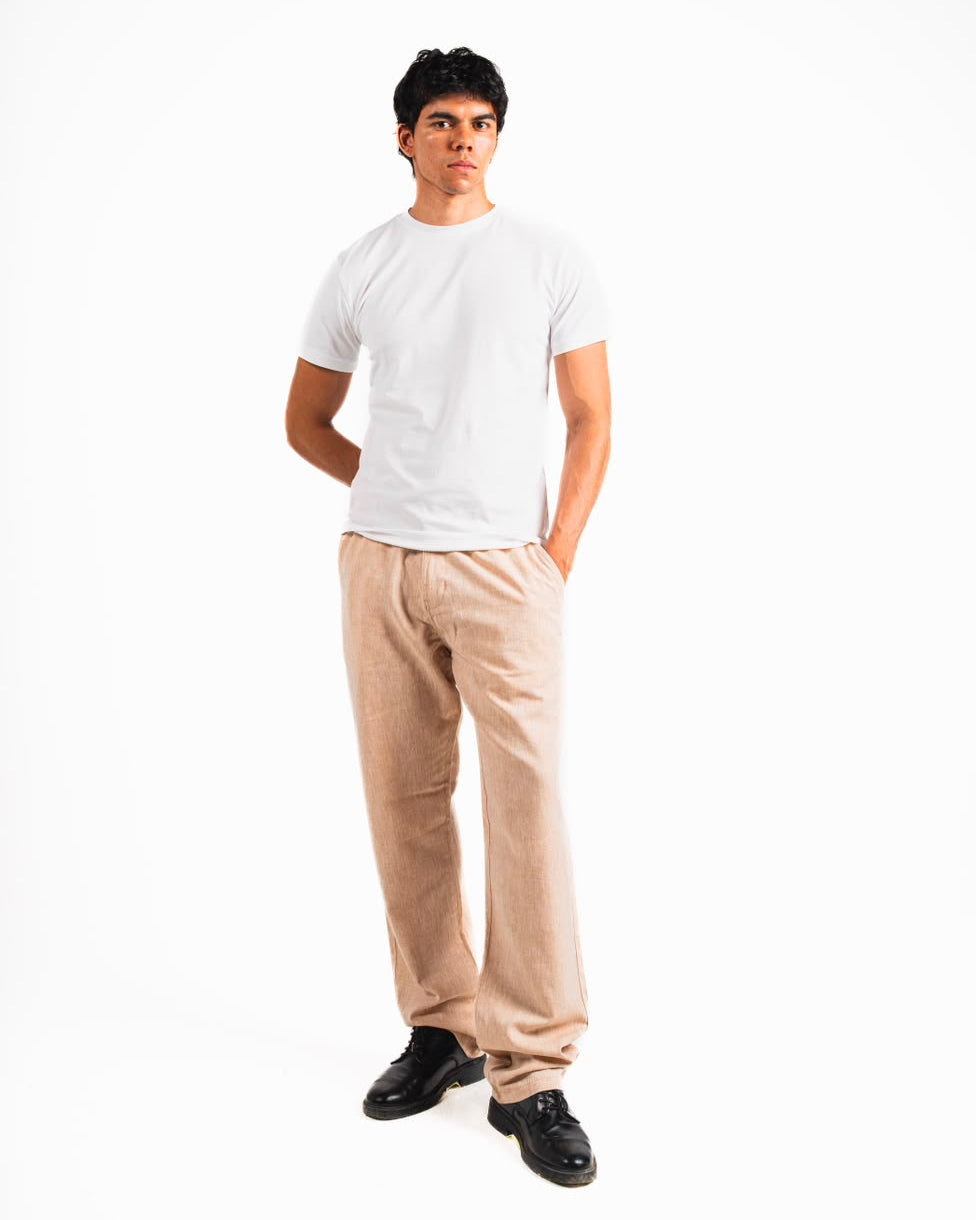 Linen pants - Beige