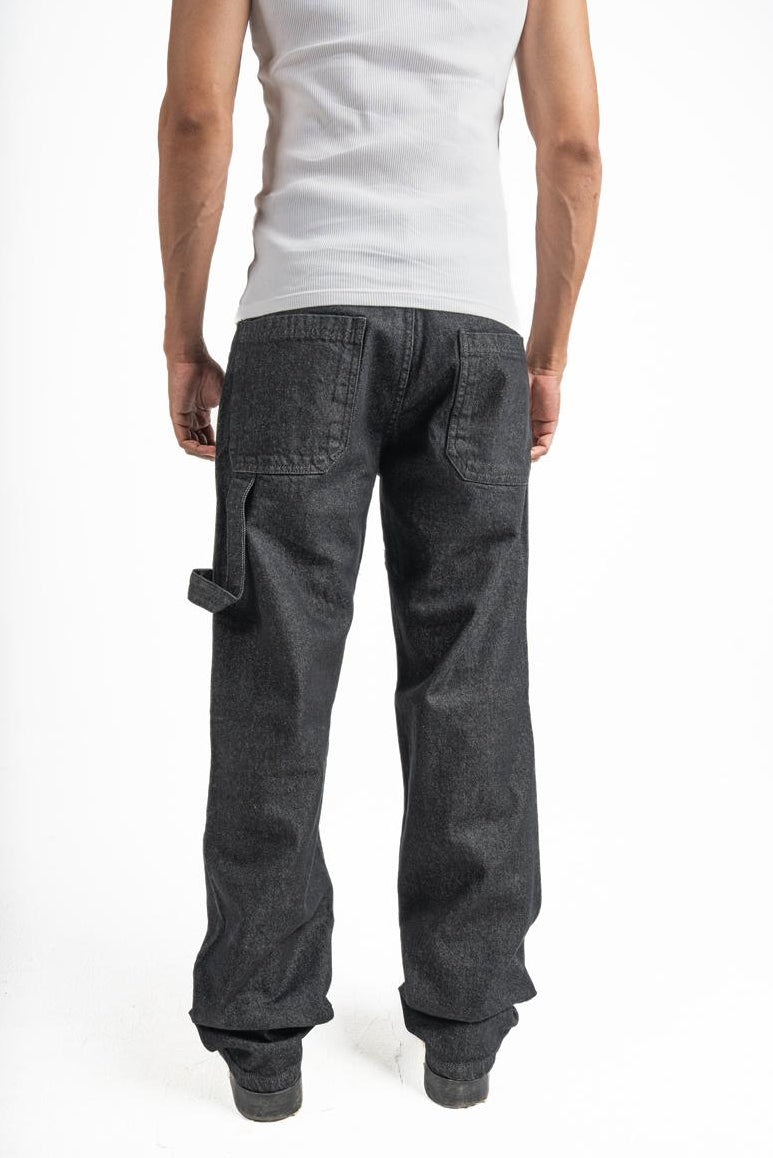 Wide leg jeans - Black
