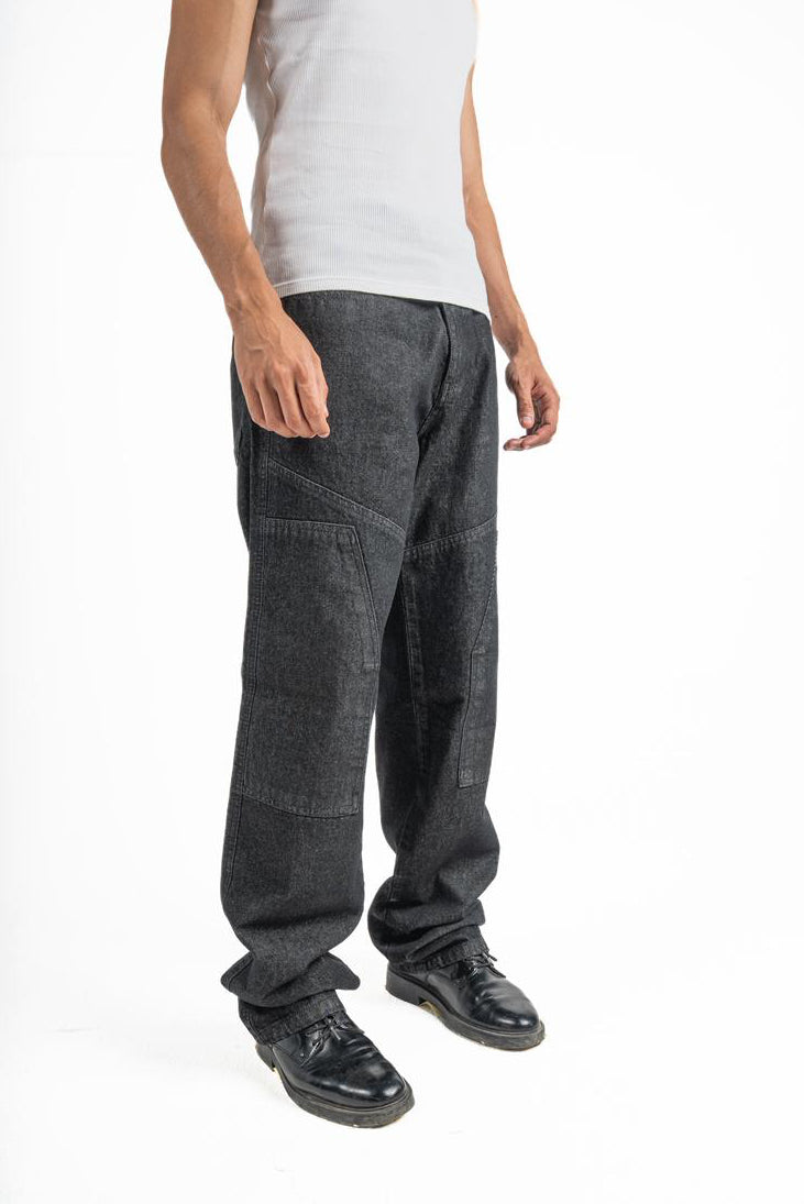 Wide leg jeans - Black