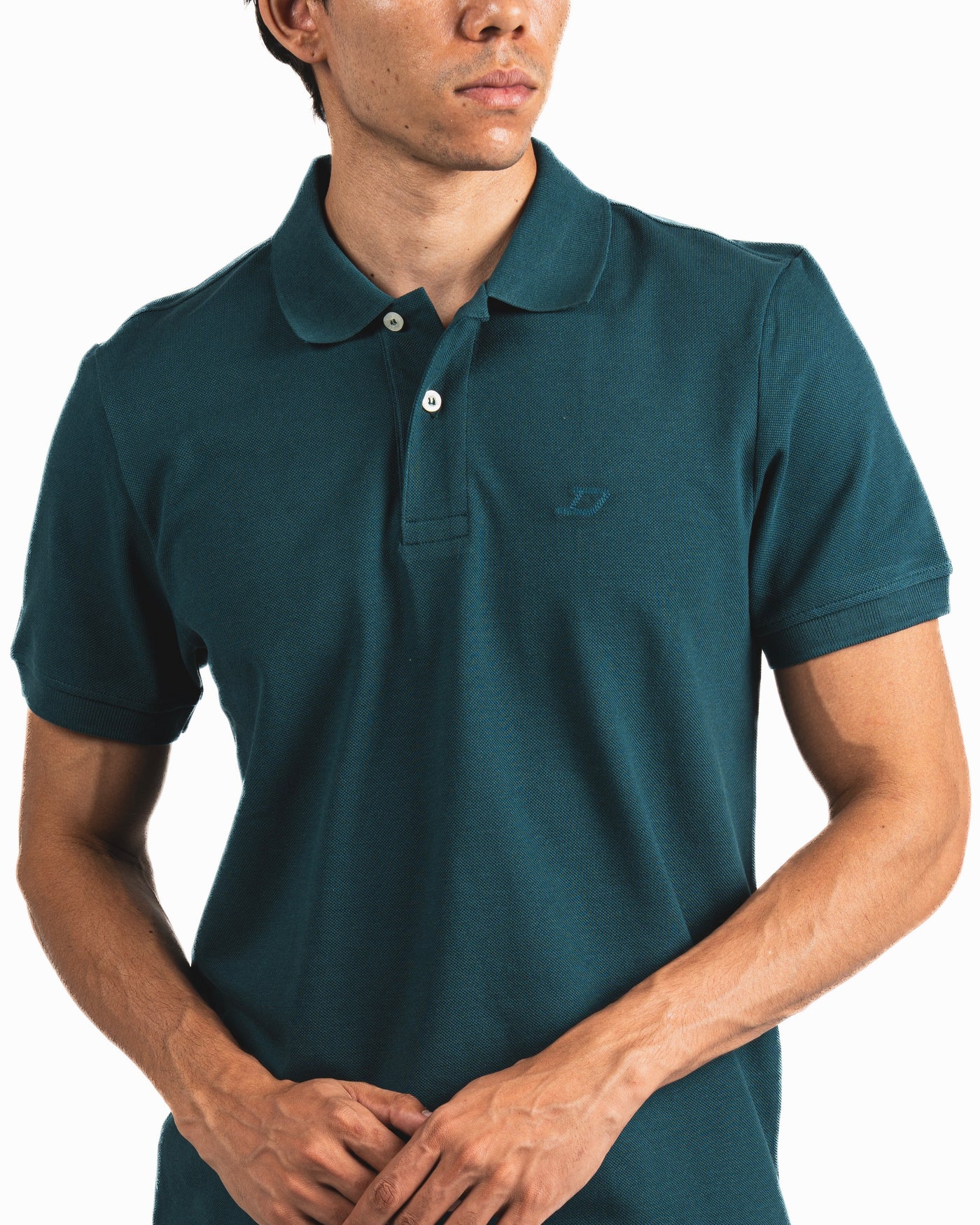 Buttons Polo Shirt - Petrol Blue
