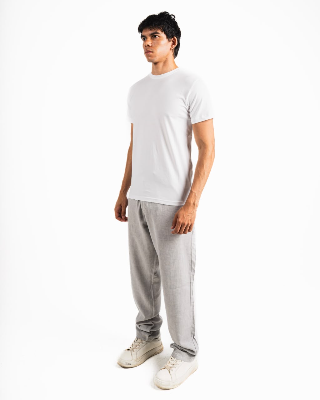 Linen pants - Grey