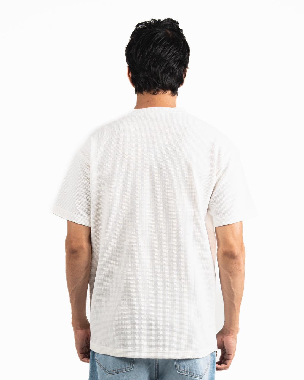 Pique Oversized T-Shirt - White