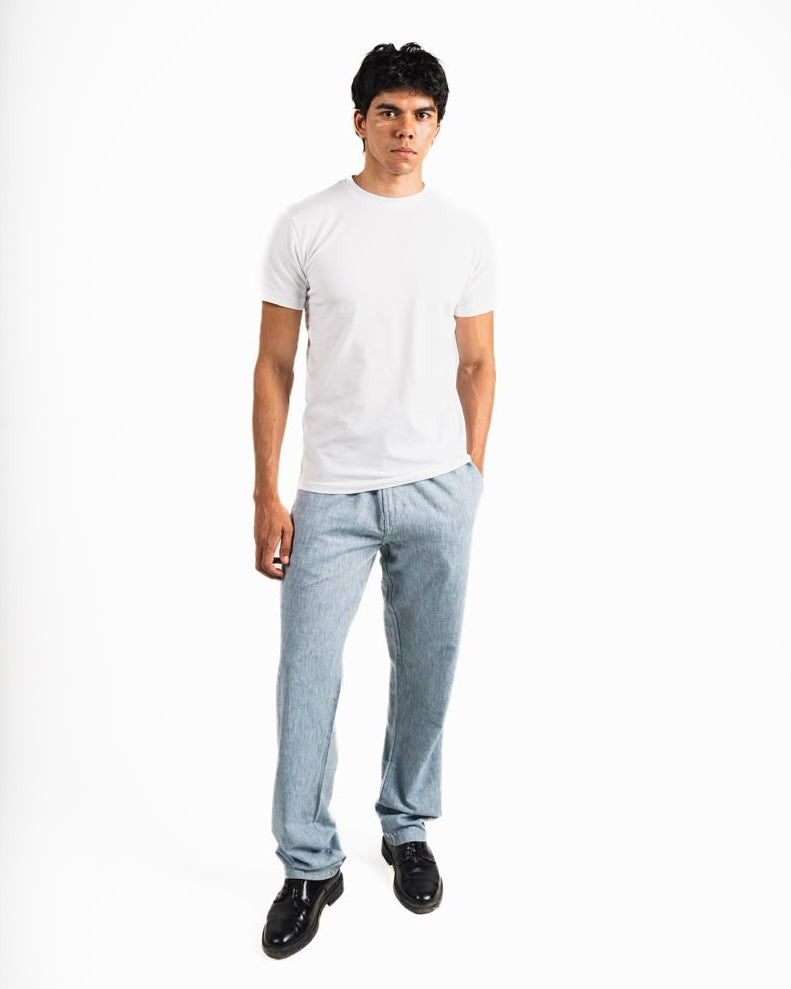 Linen pants - Baby blue