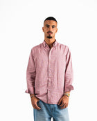 Washed Linen Blend Chemise- Dusty Rose