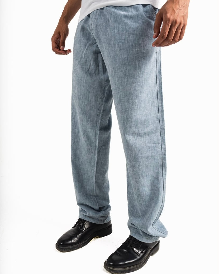 Linen pants - Baby blue