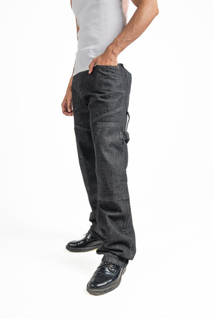 Wide leg jeans - Black