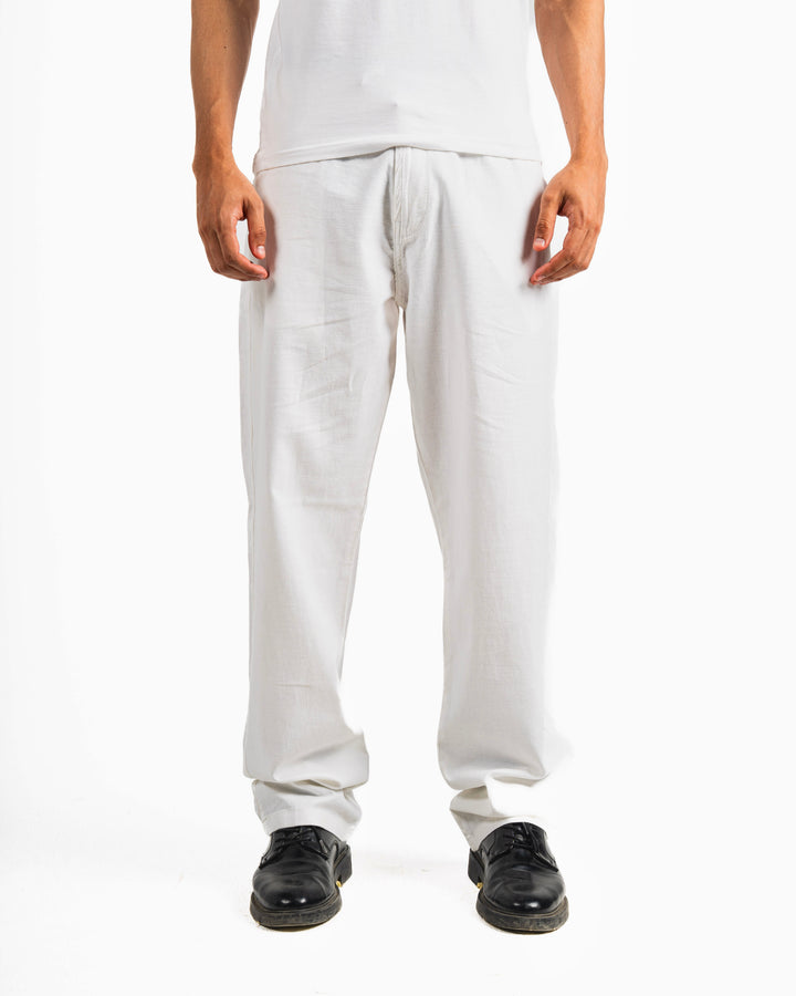Linen pants - White