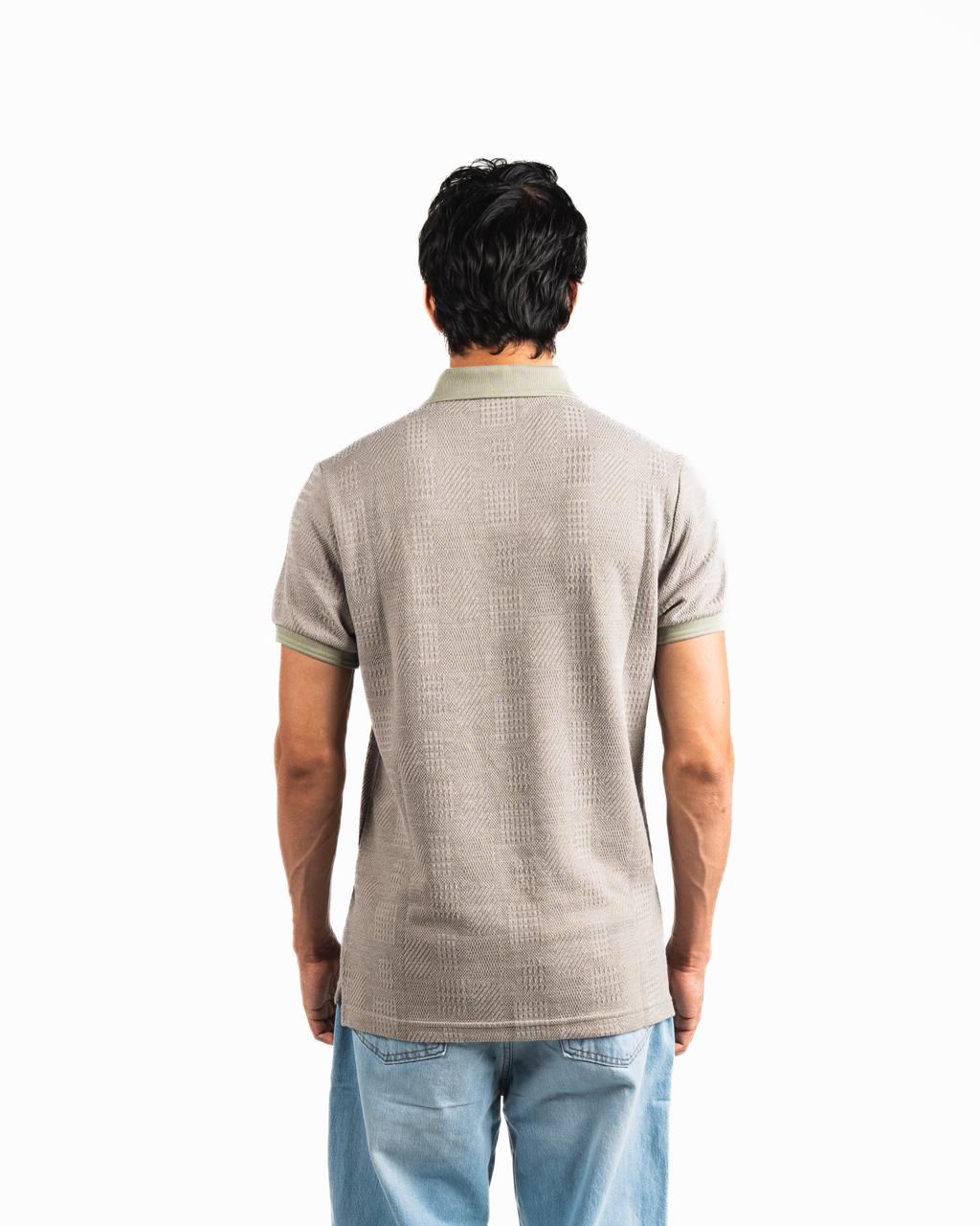 Half-Zip Polo Shirt - Mushroom