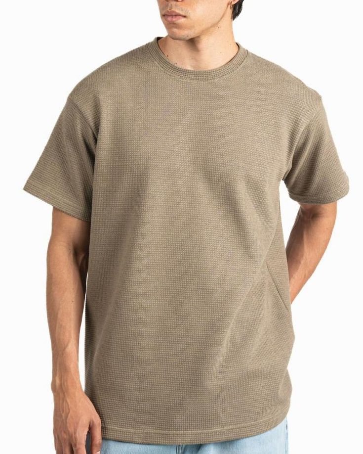 Pique Oversized T-Shirt - Mushroom
