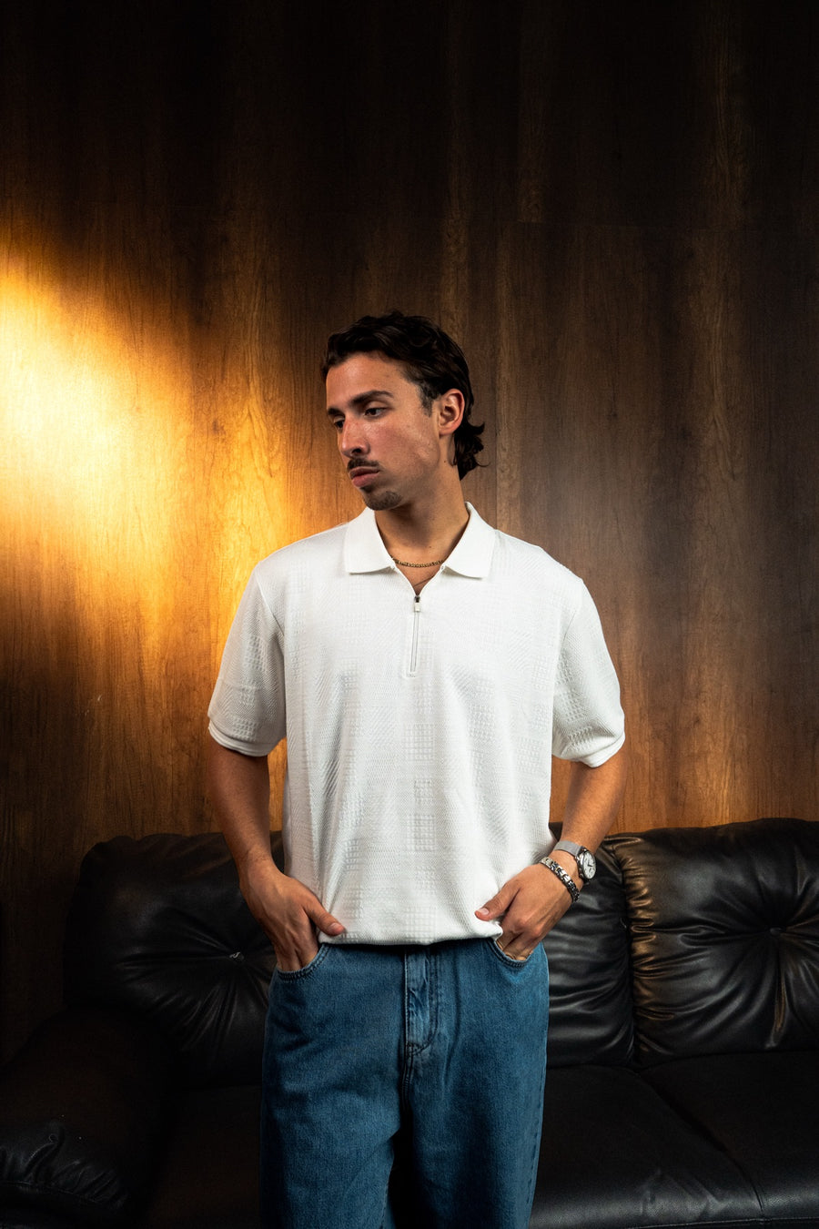 The knit polo